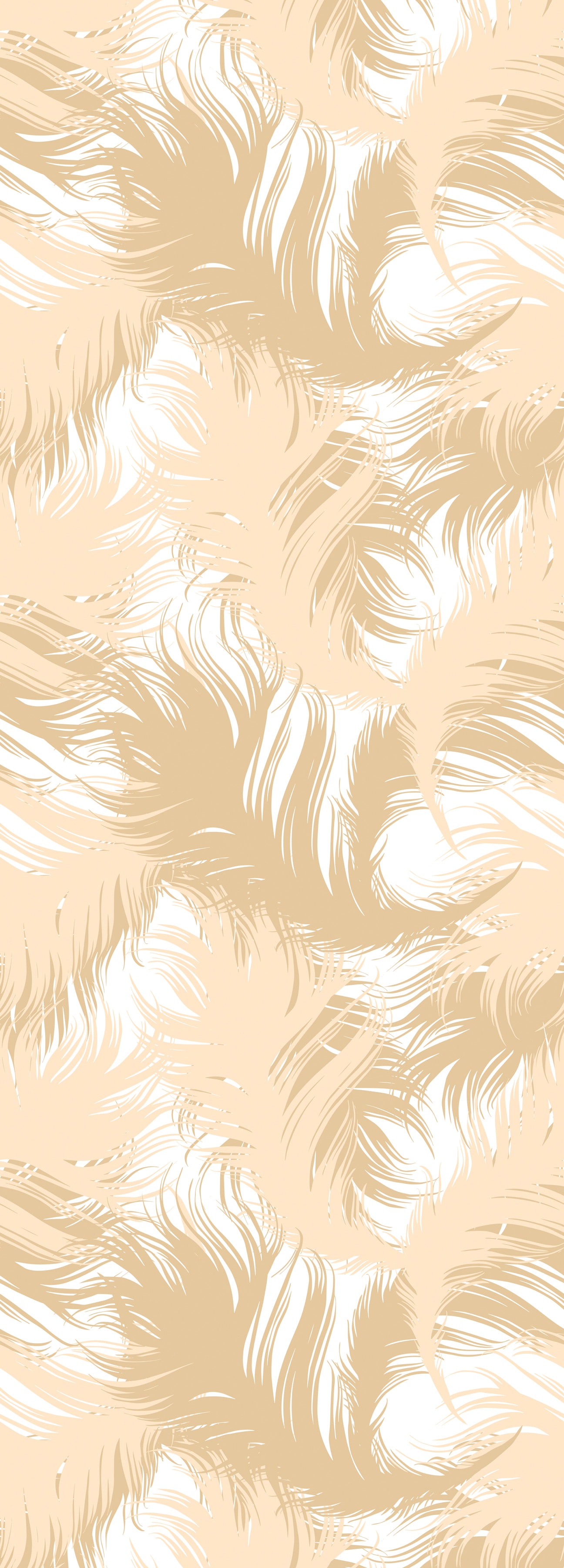 queence Vinyltapete "Ford" Motiv  bedruckt  botanisch  floral  gemustert  natürlich glatt 90x250cm, selbstklebend, kinderleichte Anbringung, Sticker von Queence