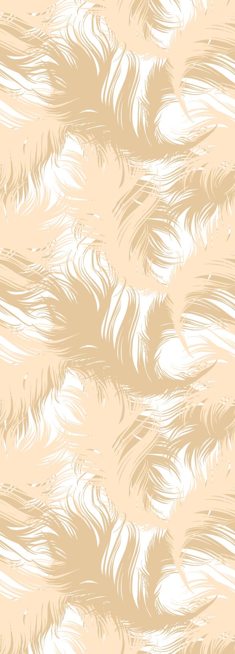 queence Vinyltapete "Ford" Motiv  bedruckt  botanisch  floral  gemustert  natürlich glatt 90x250cm, selbstklebend, kinderleichte Anbringung, Sticker von Queence