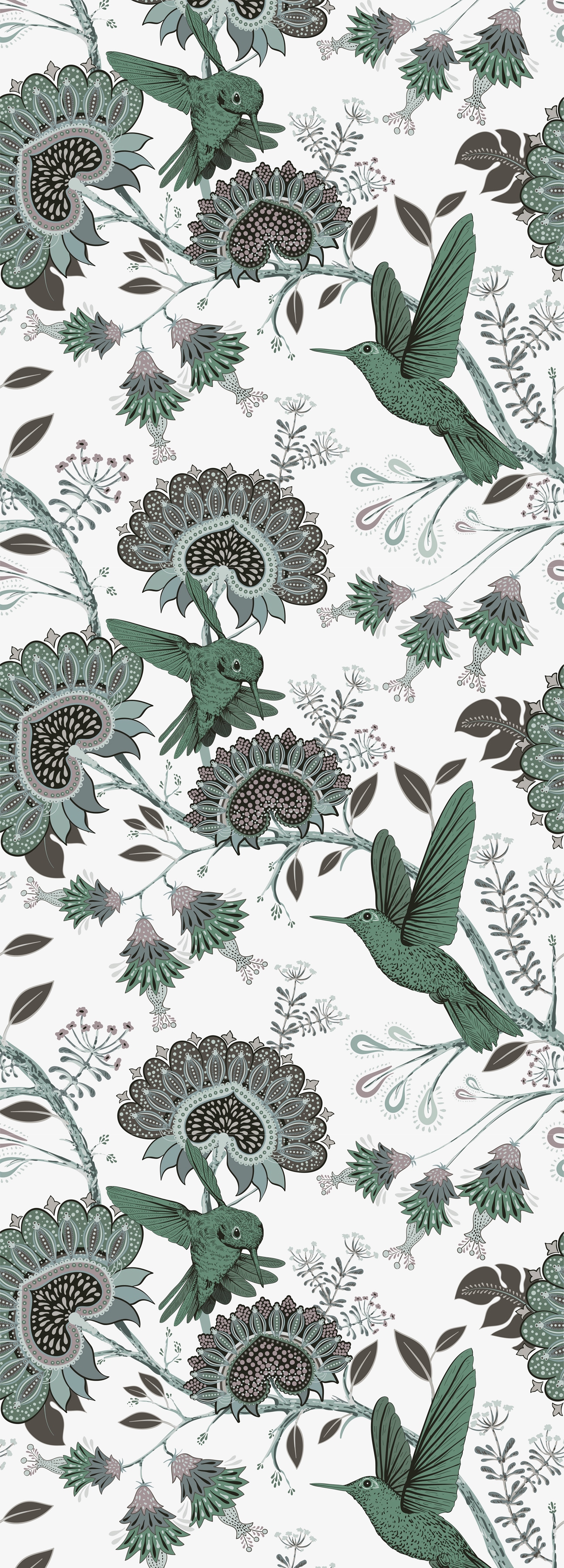 queence Vinyltapete "Nina", bedruckt-Motiv-botanisch-floral-gemustert-natürlich, 90x250cm, selbstklebend, kinderleichte Anbringung, Sticker queence Vinyltapete "Nina", bedruckt-Motiv-botanisch-floral-gemustert-natürlich, 90x250cm, selbstklebend, kinderleichte Anbringung, Sticker von Queence