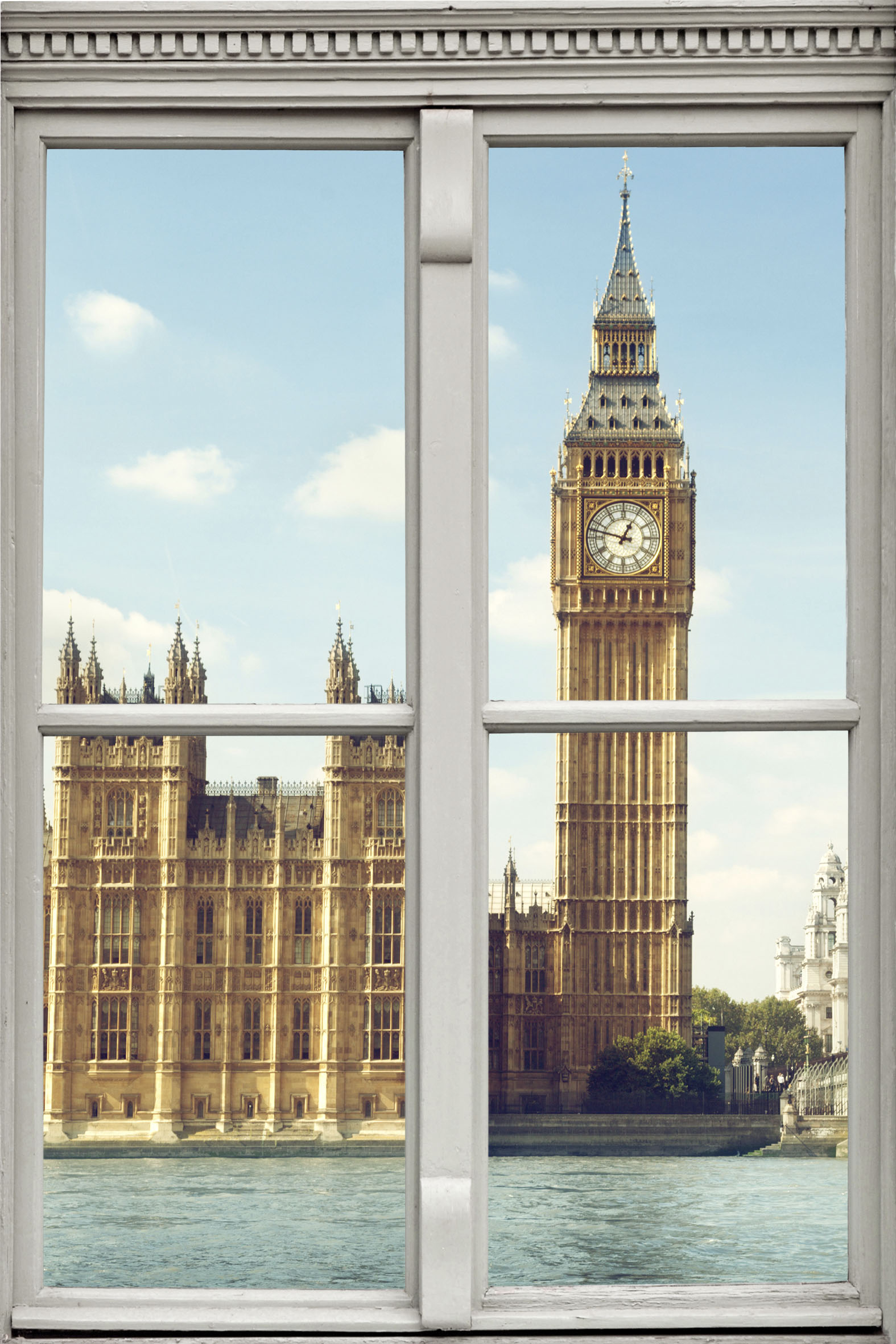 queence Wandsticker "Big Ben" von Queence