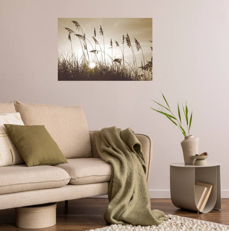 queence Wandsticker "Düne" Selbstklebend, kinderleichte Anbringung von Queence