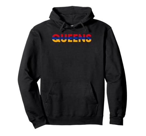 Queens NYC Armenische Flagge, geeignet für Männer und Frauen. Pullover Hoodie von Queens Armenian Pride Products