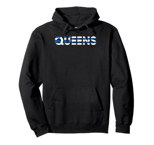 Astoria Queens griechische Flagge, geeignet für Männer und Frauen. Pullover Hoodie von Queens Greek Pride Astoria Products