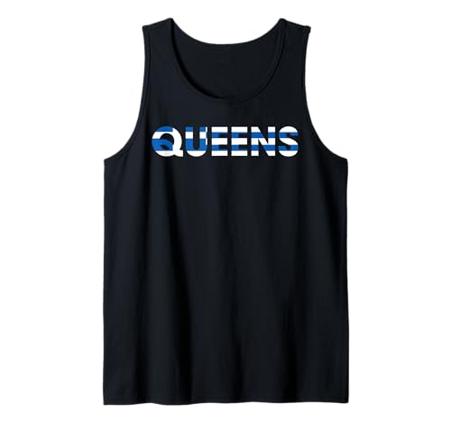 Astoria Queens griechische Flagge, geeignet für Männer und Frauen. Tank Top von Queens Greek Pride Astoria Products
