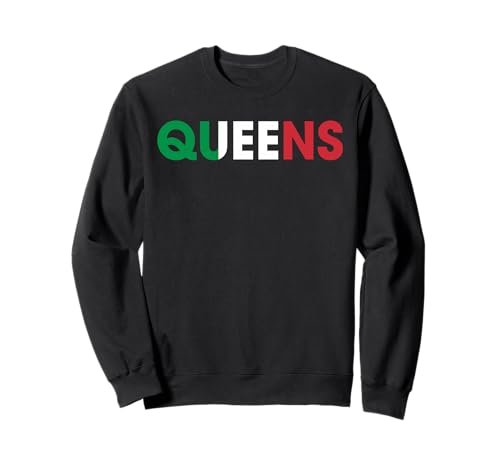 Queens NYC Italienische Flagge, geeignet für Männer und Frauen. Sweatshirt Queens NYC Italienische Flagge, geeignet für Männer und Frauen. Sweatshirt von Queens Italian Pride Products