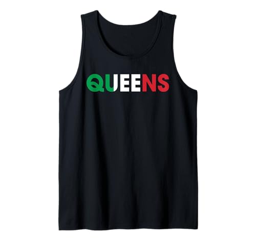 Queens NYC Italienische Flagge, geeignet für Männer und Frauen. Tank Top Queens NYC Italienische Flagge, geeignet für Männer und Frauen. Tank Top von Queens Italian Pride Products