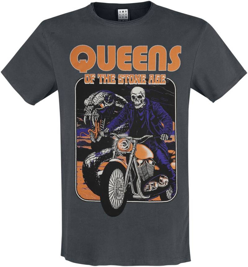 Queens Of The Stone Age Amplified Collection - Rider T-Shirt charcoal in XL von Queens Of The Stone Age