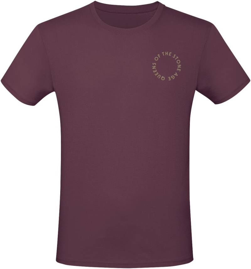 Queens Of The Stone Age In Times New Roman - Snakes T-Shirt burgund in L von Queens Of The Stone Age