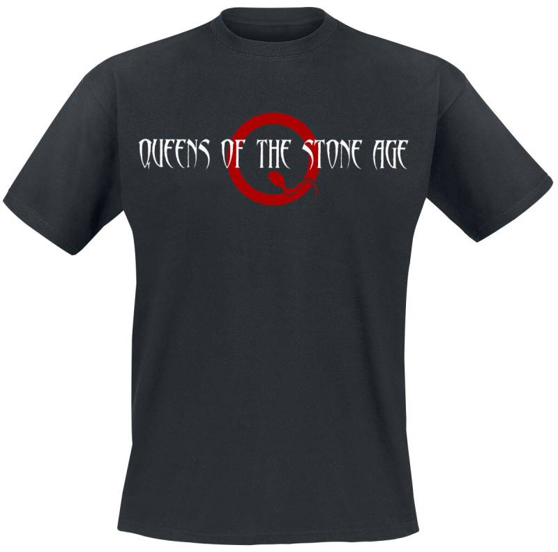 Queens Of The Stone Age Logo T-Shirt schwarz in L von Queens Of The Stone Age
