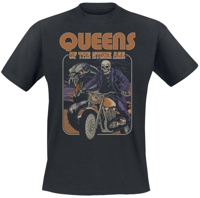 Queens Of The Stone Age Skull Rider T-Shirt schwarz in M von Queens Of The Stone Age