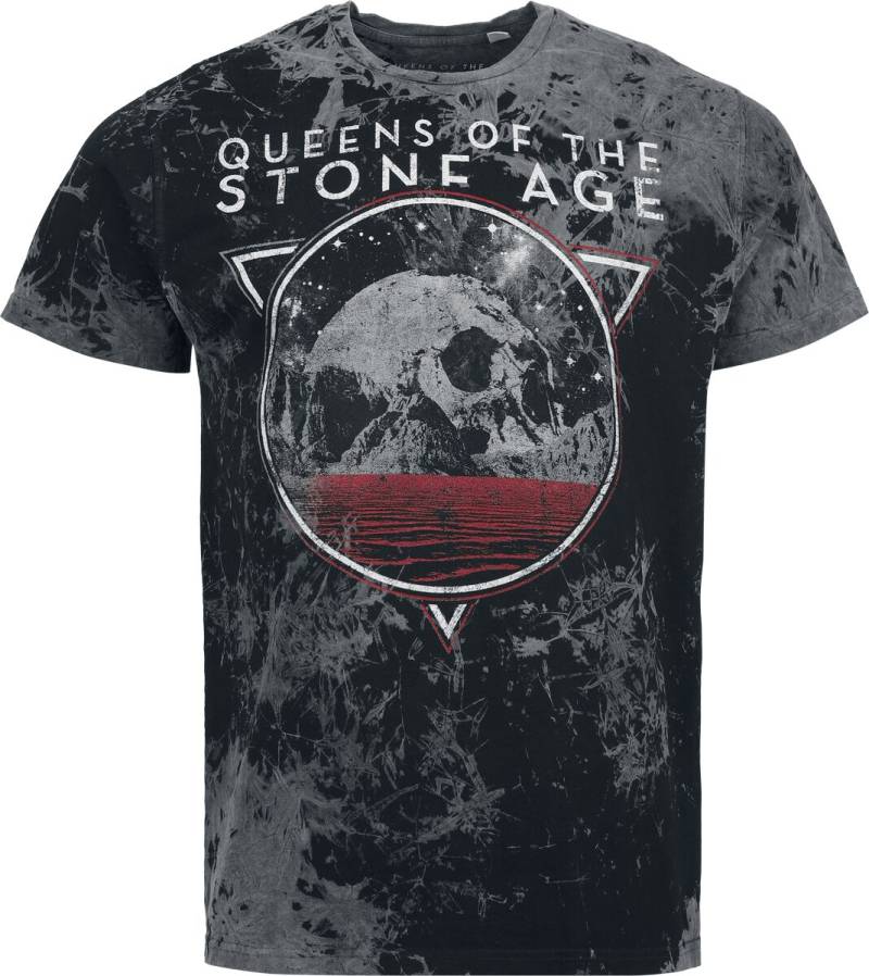 Queens Of The Stone Age Skull T-Shirt grau in S von Queens Of The Stone Age