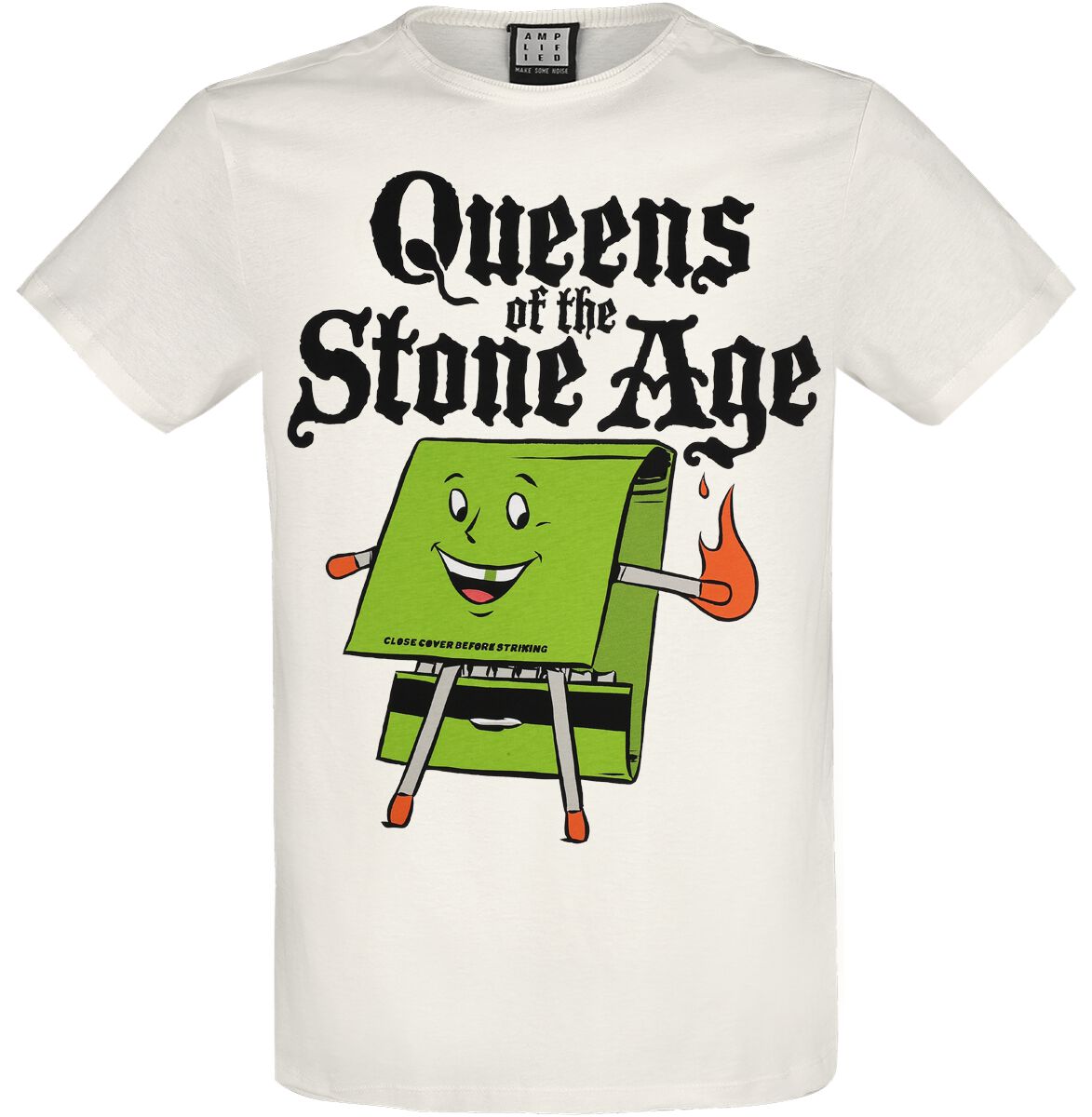 Queens Of The Stone Age T-Shirt - Amplified Collection - Match Book - S bis XXL - für Männer - Größe XXL - altweiß - Lizenziertes Merchandise! Queens Of The Stone Age T-Shirt - Amplified Collection - Match Book - S bis XXL - für Männer - Größe XXL - altweiß - Lizenziertes Merchandise! von Queens Of The Stone Age