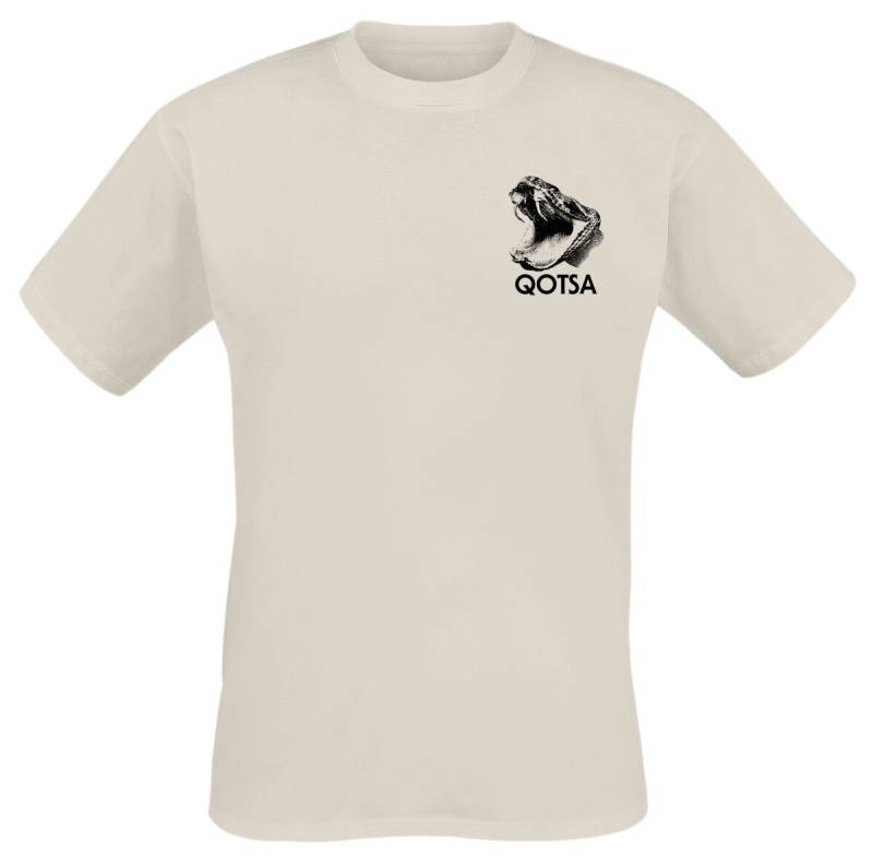 Queens Of The Stone Age T-Shirt - In Times New Roman - Snake Candle - S bis XXL - für Männer - Größe M - natur  - Lizenziertes Merchandise! von Queens Of The Stone Age