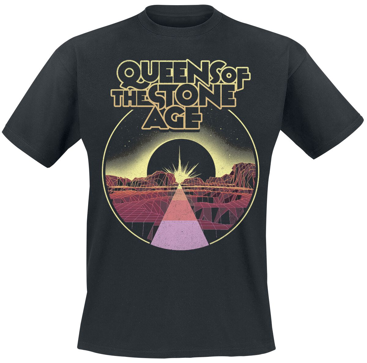 Queens Of The Stone Age T-Shirt - Warp - S bis XXL - für Männer - Größe S - schwarz  - Lizenziertes Merchandise! von Queens Of The Stone Age