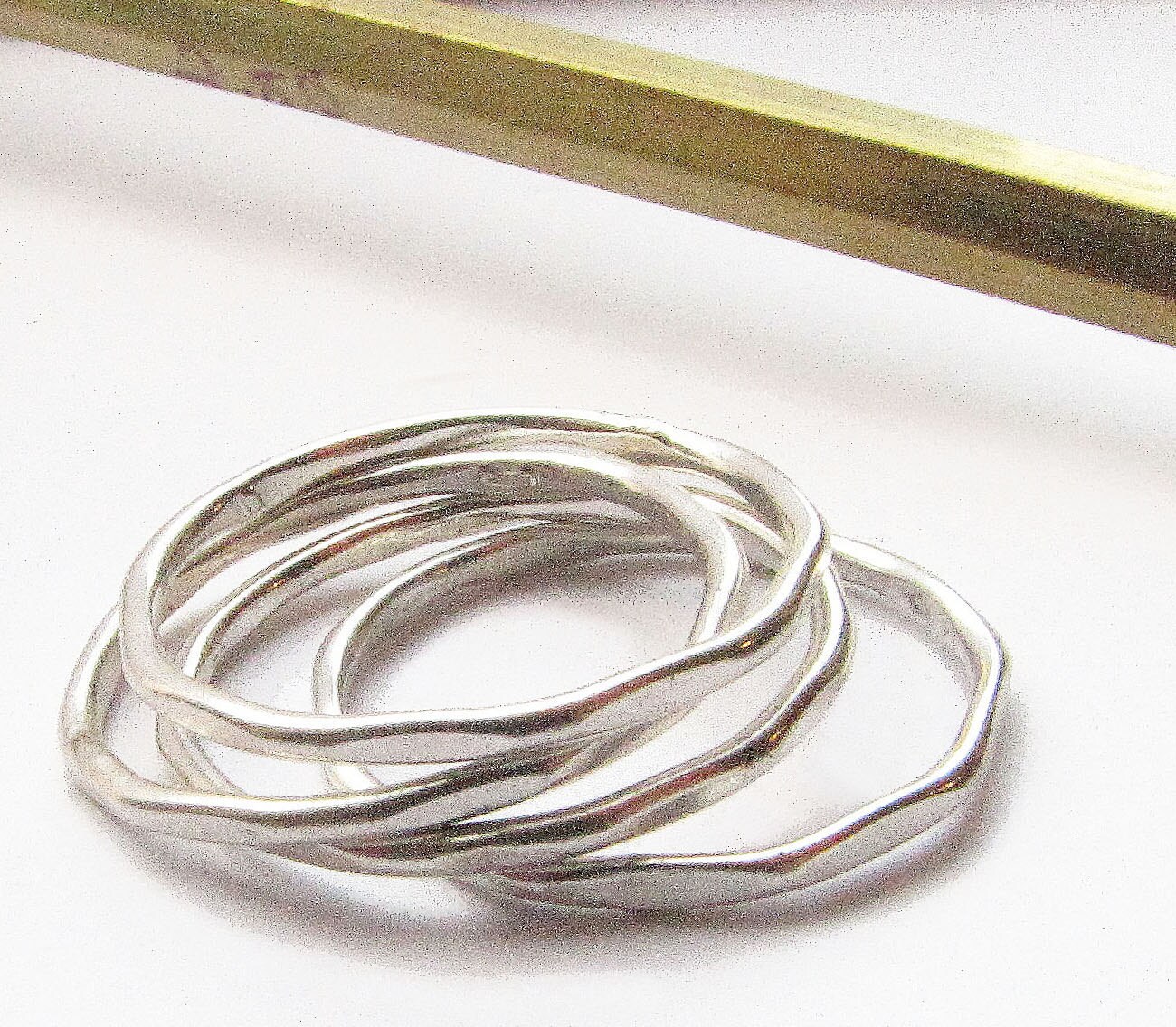 Schmale Ringe Aus Sterlingsilber Von Queens Metal von QueensMetalJewelry