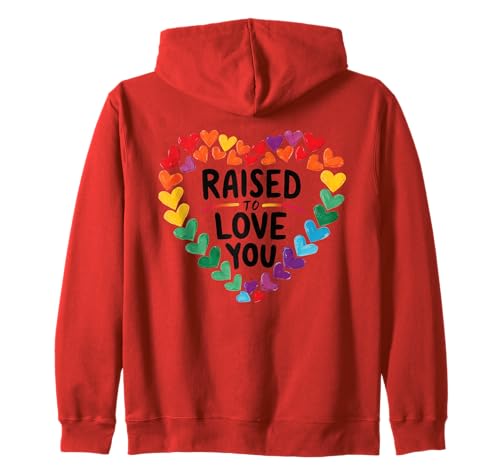 Aufgewachsen, um dich zu lieben LGBT-Mutter Sohn Tochter LGBTQ Pride Mama Kapuzenjacke Aufgewachsen, um dich zu lieben LGBT-Mutter Sohn Tochter LGBTQ Pride Mama Kapuzenjacke von Queer & Co Apparel.USA