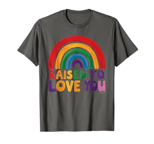 Aufgewachsen, um dich zu lieben LGBT-Mutter Sohn Tochter LGBTQ Pride Mama T-Shirt Aufgewachsen, um dich zu lieben LGBT-Mutter Sohn Tochter LGBTQ Pride Mama T-Shirt von Queer & Co Apparel.USA