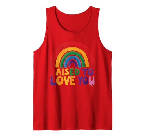 Aufgewachsen, um dich zu lieben LGBT-Mutter Sohn Tochter LGBTQ Pride Mama Tank Top Aufgewachsen, um dich zu lieben LGBT-Mutter Sohn Tochter LGBTQ Pride Mama Tank Top von Queer & Co Apparel.USA