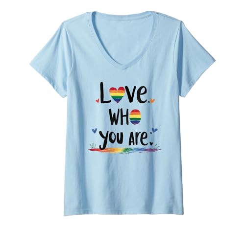 Damen Stärkender LGBTQ Pride Month - Selbstliebe Gay Ally LGBT Pride T-Shirt mit V-Ausschnitt Damen Stärkender LGBTQ Pride Month - Selbstliebe Gay Ally LGBT Pride T-Shirt mit V-Ausschnitt von Queer & Co Apparel.USA
