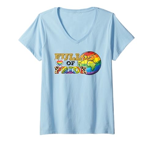 Damen Stolze LGBT-Mutter - Mutter Sohn Tochter LGBTQ Pride Month Mama T-Shirt mit V-Ausschnitt Damen Stolze LGBT-Mutter - Mutter Sohn Tochter LGBTQ Pride Month Mama T-Shirt mit V-Ausschnitt von Queer & Co Apparel.USA