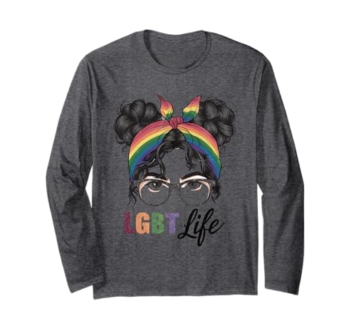 LGBT Mom Life - Mutter Sohn Tochter LGBTQ Pride Month Mama Langarmshirt LGBT Mom Life - Mutter Sohn Tochter LGBTQ Pride Month Mama Langarmshirt von Queer & Co Apparel.USA