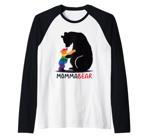 Mama Bear LGBT Mom - Mutter Sohn Tochter LGBTQ Pride Monat Raglan Mama Bear LGBT Mom - Mutter Sohn Tochter LGBTQ Pride Monat Raglan von Queer & Co Apparel.USA