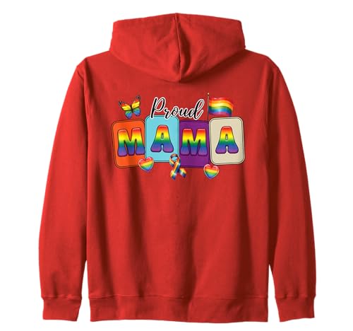 Proud LGBT Mama - Mutter Sohn Tochter LGBTQ Pride Monat Mama Kapuzenjacke Proud LGBT Mama - Mutter Sohn Tochter LGBTQ Pride Monat Mama Kapuzenjacke von Queer & Co Apparel.USA