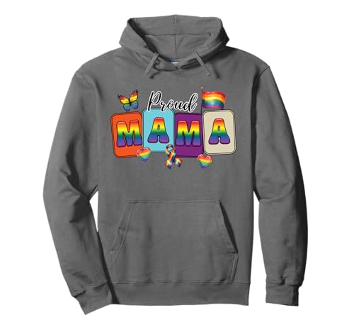 Proud LGBT Mama - Mutter Sohn Tochter LGBTQ Pride Monat Mama Pullover Hoodie Proud LGBT Mama - Mutter Sohn Tochter LGBTQ Pride Monat Mama Pullover Hoodie von Queer & Co Apparel.USA