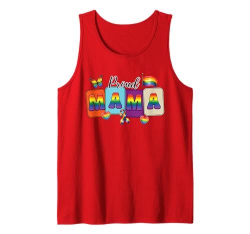 Proud LGBT Mama - Mutter Sohn Tochter LGBTQ Pride Monat Mama Tank Top Proud LGBT Mama - Mutter Sohn Tochter LGBTQ Pride Monat Mama Tank Top von Queer & Co Apparel.USA