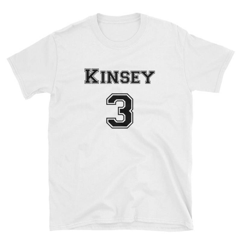Kinsey 3 Front Print Weißes Shirt Wunsch von QueerlyDesigns