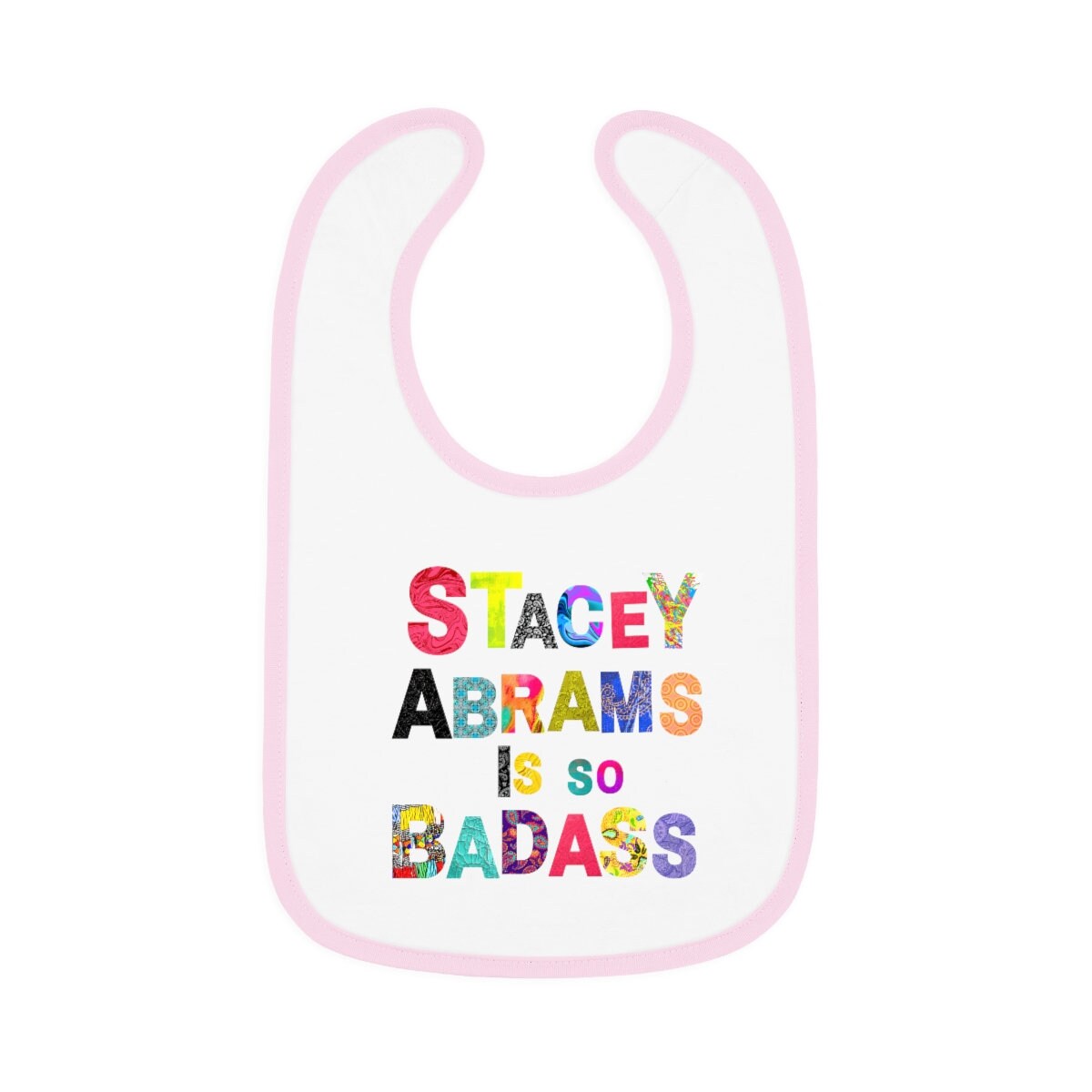 stacey Abram Baby Soft Jersey Lätzchen, Baby-Geschenke, Baby-Accessoires, Baby-Dusche-Geschenk von QuellomoonCollection