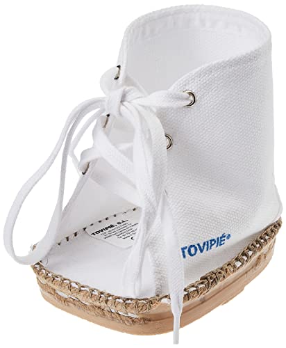 Queraltó Herren White Plaster with Lacing for ajustarlo-Tovipié Oxford Boot, Einheitsgröße von Queraltó