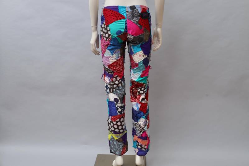 1980Er Jahre Planet Alice Bunte Patchwork Hose - Extra Small von QuerelleDesFemmes
