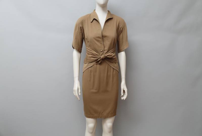 Ende 1980Er/Anfang 1990Er Thierry Mugler Active Khaki Ensemble von QuerelleDesFemmes