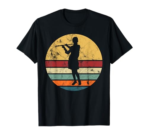 Querflöte Orchester Musik Flöten Konzert Damen Design Outfit T-Shirt von Querflöten Holzblasinstrument Orchesterprobe