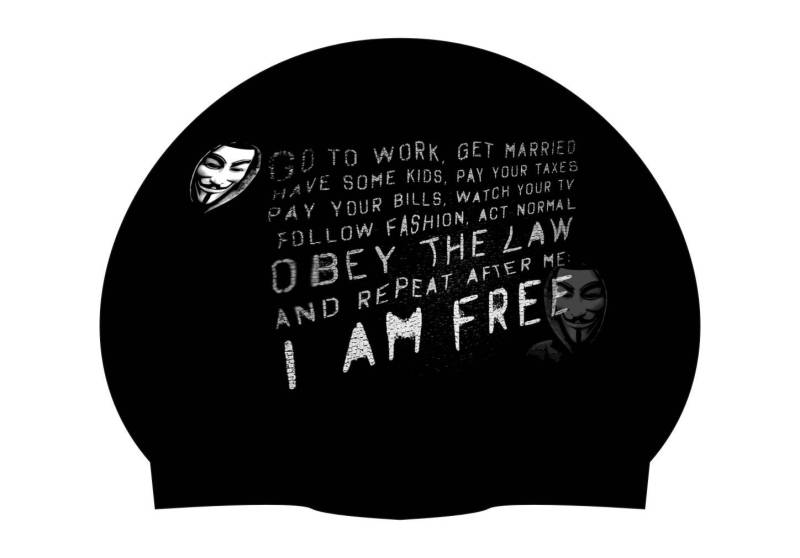 Silikon Badekappe Mit Aufdruck von QuerillazSwimcaps