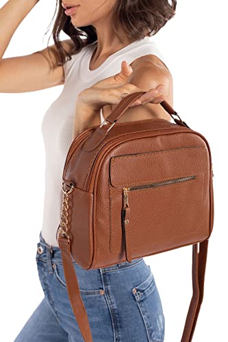 Questo Damen Umhängetasche Schultertasche, minzgrün von Questo