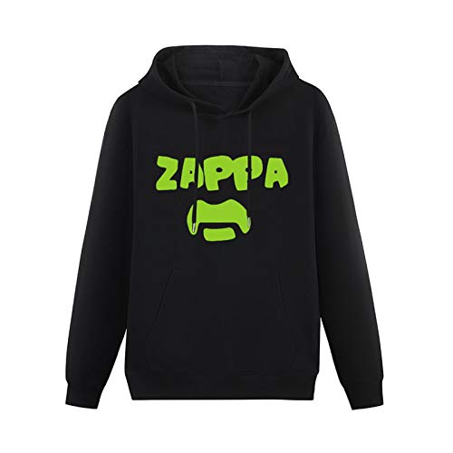 questo Men's Hoodies Frank Zappa Eccentric Rock Icon Logo 70S Hoody Pullover Long Sleeve Sweatshirts XXL von questo