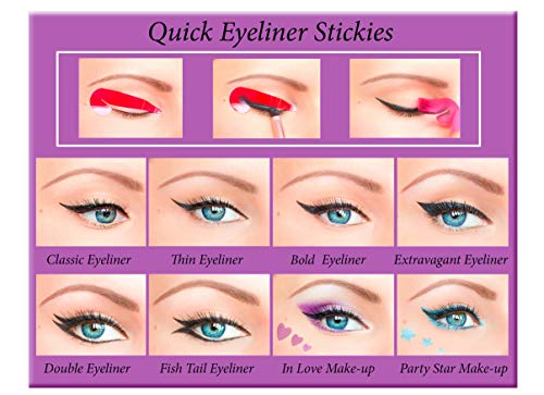 Quick Eyeliner Stickies Make-up COMPLETE SET, 80 Stück DE3, 50 g von Quick Eyeliner Stickies