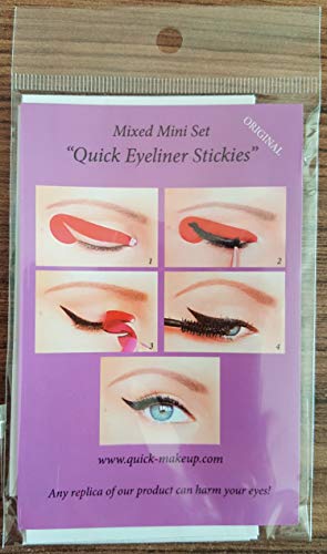 Quick Make-up Eyeliner Stickies MIXED SET, 32 Stück von Quick Eyeliner Stickies