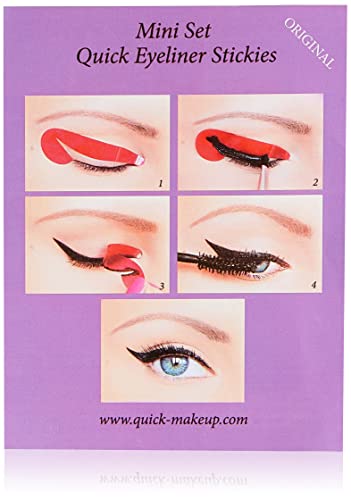 Quick Make-up Eyeliner Stickies STARTER SET, 12 Stück von Quick Eyeliner Stickies