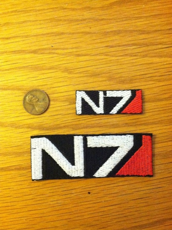 N7 Bestickter Aufnäher von QuidVis