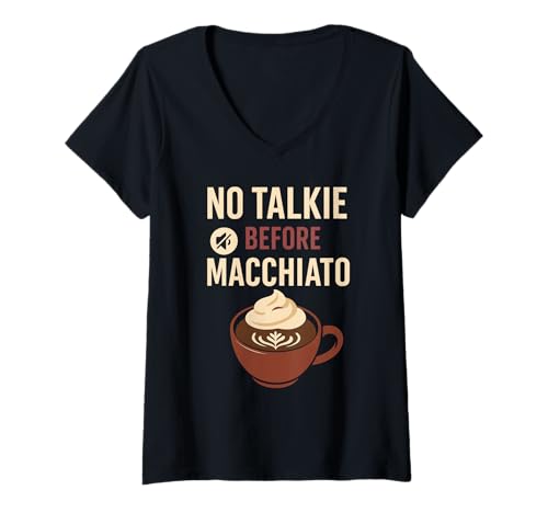 Damen Coffee Powered Introvert Coffein-Rüstung Antisozialer Humor T-Shirt mit V-Ausschnitt Damen Coffee Powered Introvert Coffein-Rüstung Antisozialer Humor T-Shirt mit V-Ausschnitt von Quiet Caffeine Crew Espresso Energy Remote Work
