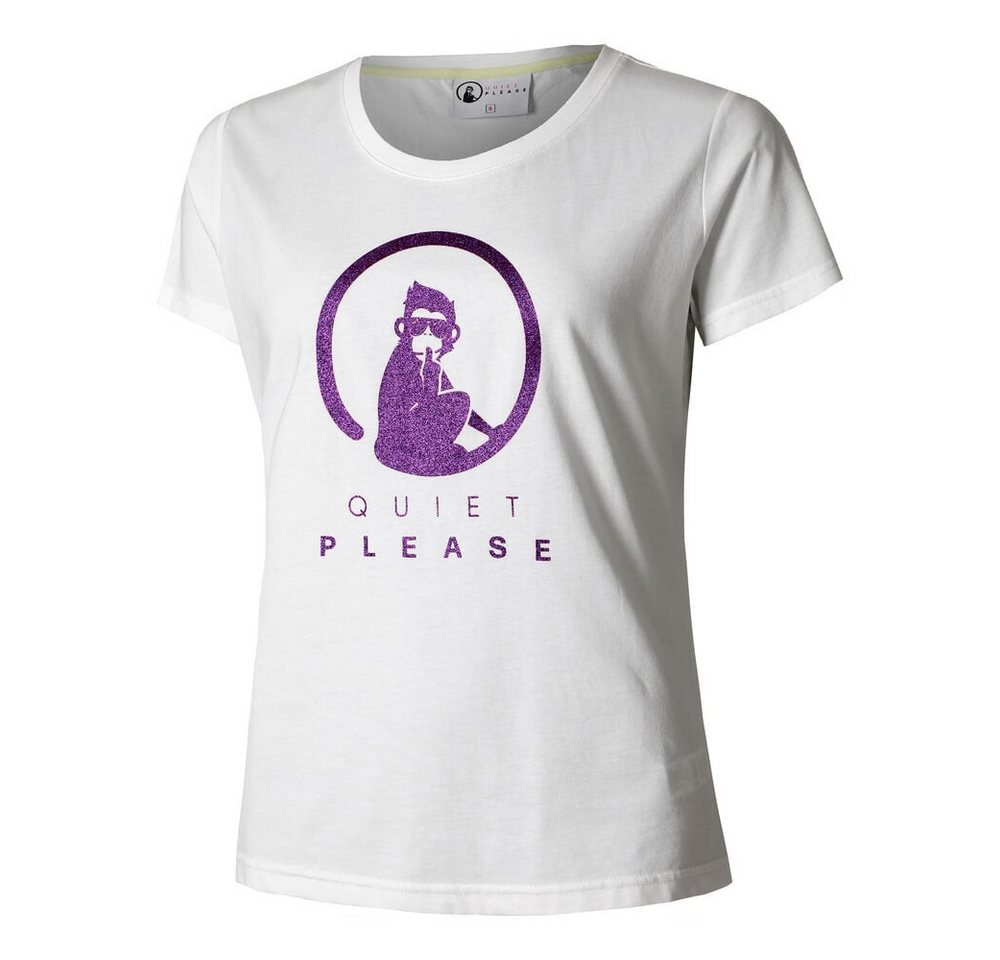 Quiet Please T-Shirt Baseline Glitter von Quiet Please