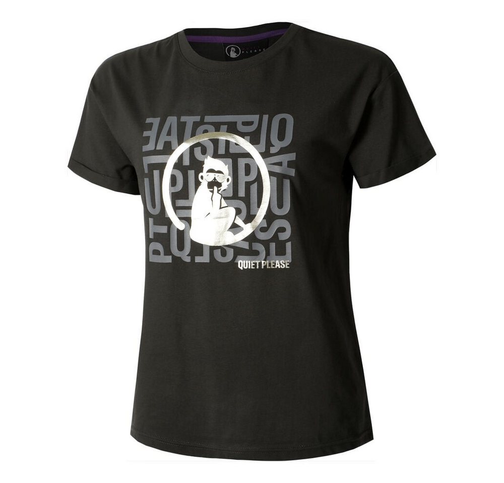 Quiet Please T-Shirt Glitter Word Salad von Quiet Please