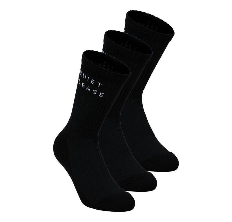 Quiet Please Tennissocken Performance Socks Long 3 Pack von Quiet Please