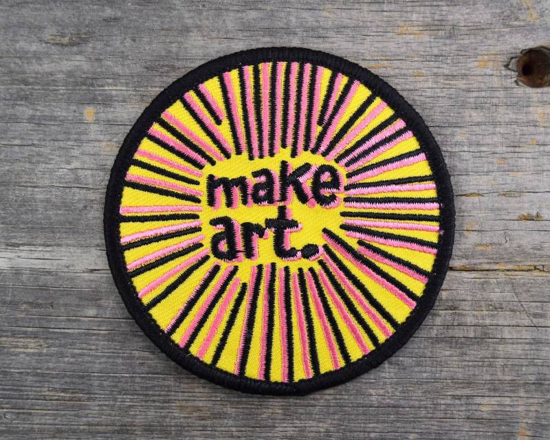Kunst Machen. Gestickter Aufnäher von QuietTideGoods