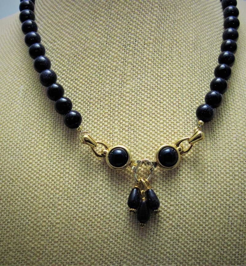 Blaufluss Halskette Mit Tropfen Blaufluss Halskette Mit Tropfen von QuietWoodsShop