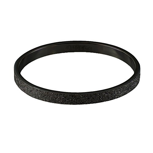 Quiges Edelstahl Stapelring Kombinationsring Bandring Füllring 2mm Höhe Muster Ringgröße 21mm (66) von Quiges