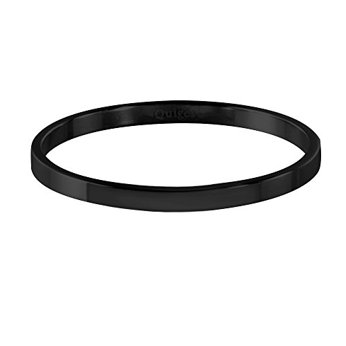 Quiges Edelstahl Stapelring Kombinationsring Bandring Füllring 2mm Höhe Ringgröße 19mm (59) von Quiges